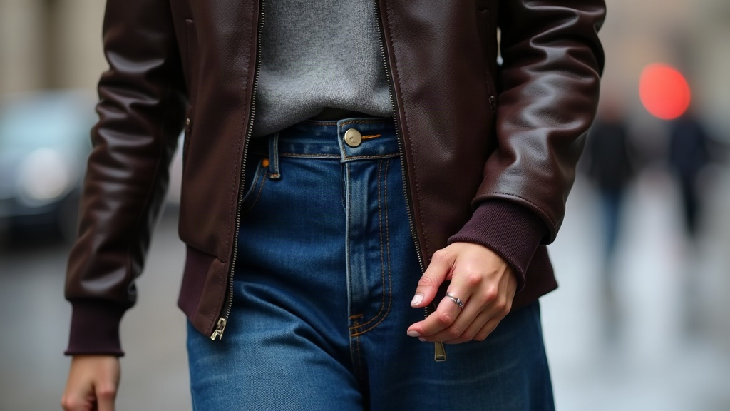 How to Wear a Leather Bomber Jacket in Fall 2026