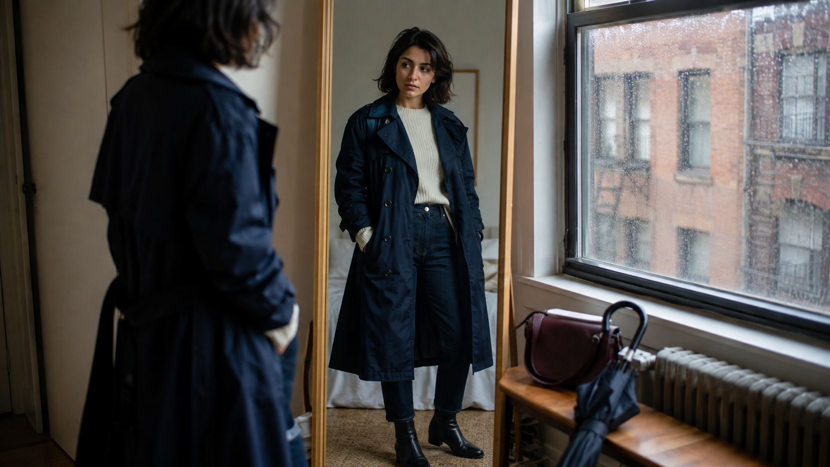 How to Wear Navy Trench Coats Fall 2026