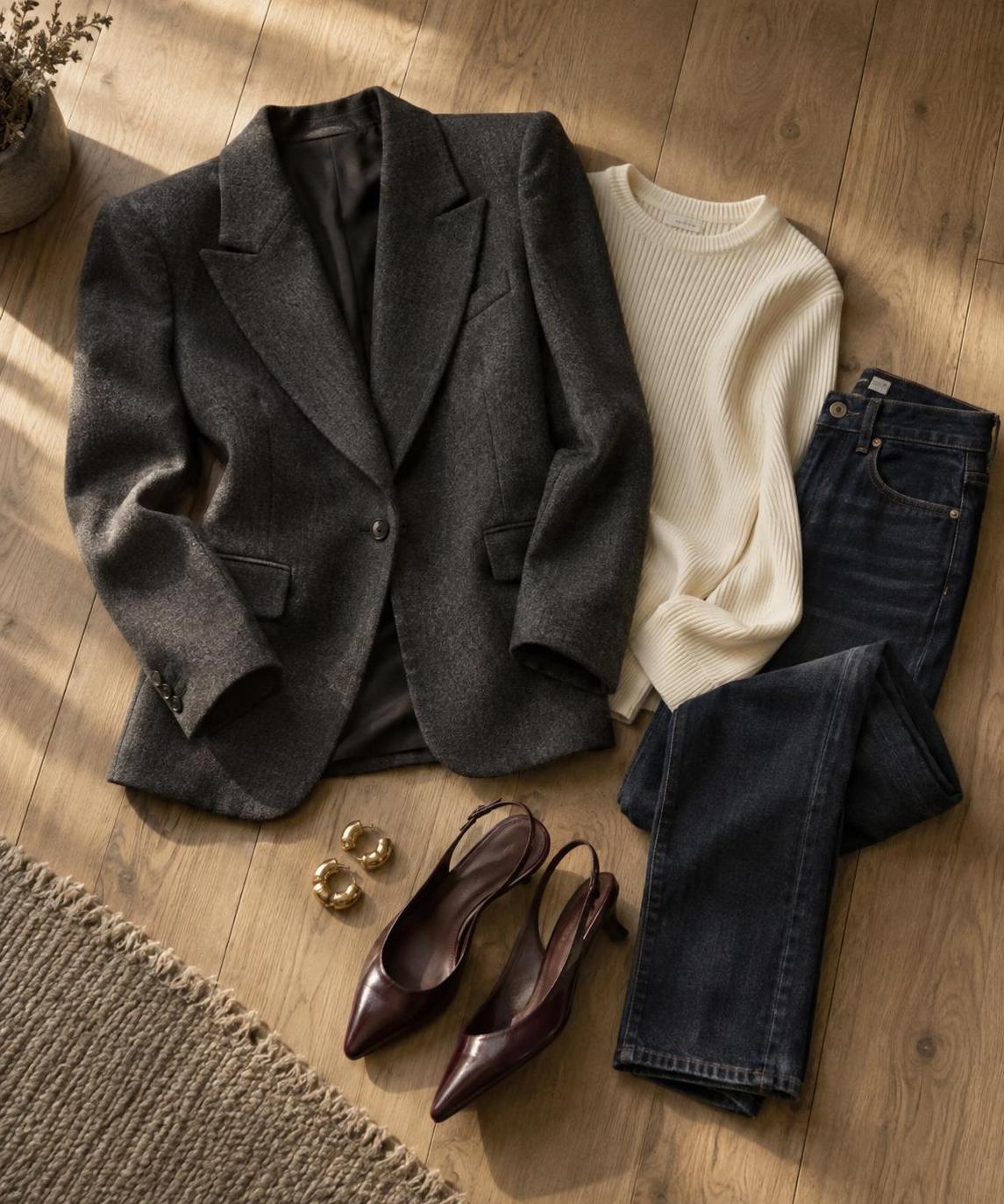 How to Wear Sculpted Shoulder Blazers in Fall 2026