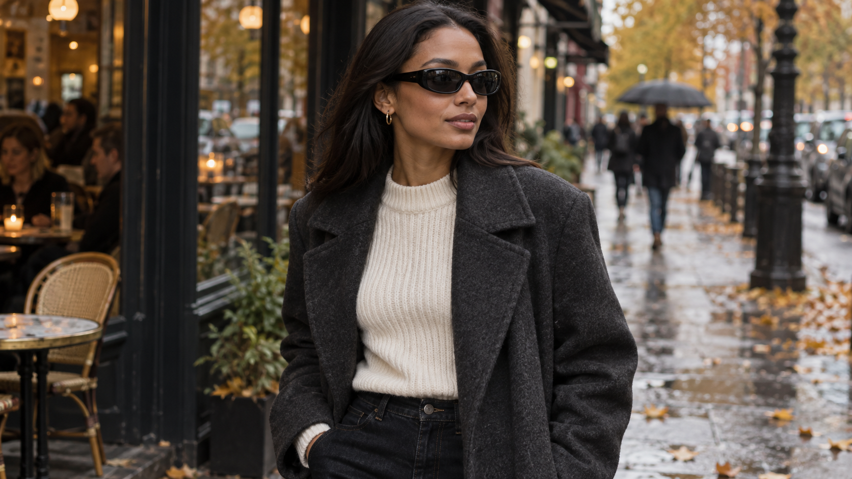 How to Wear Wraparound Sunglasses Fall 2026