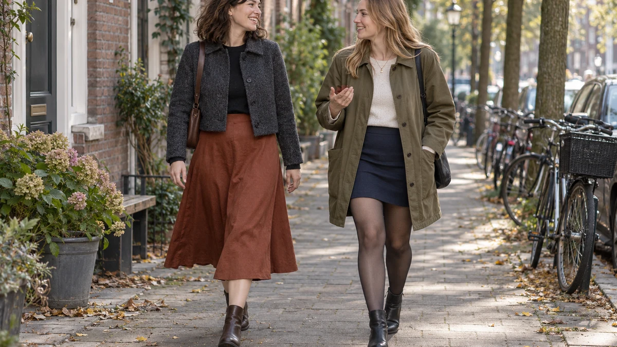 Should a Jacket Be Longer Than Your Skirt?
